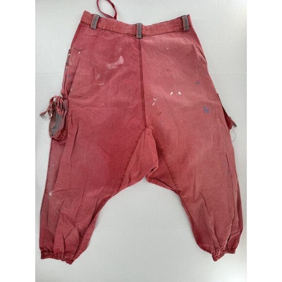 Mitra Mens Sz M Paint Splatter Harem Drop Crotch Genie Art Festival Hippie Boho - Picture 5 of 15